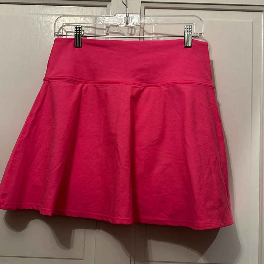 Pink athletic skirt
